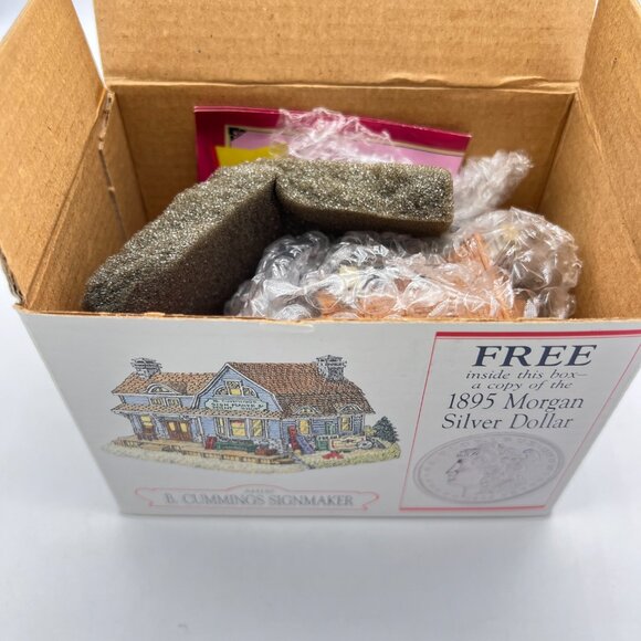 Liberty Falls B CUMMINGS SIGNMAKER AH130 Americana Holiday Village 1997 NEW - Picture 9 of 15